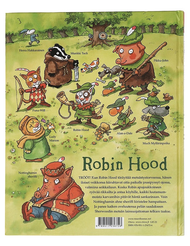 Robin Hood - Kunnas, Mauri - Lastenkirjat - 10105440434 - 1