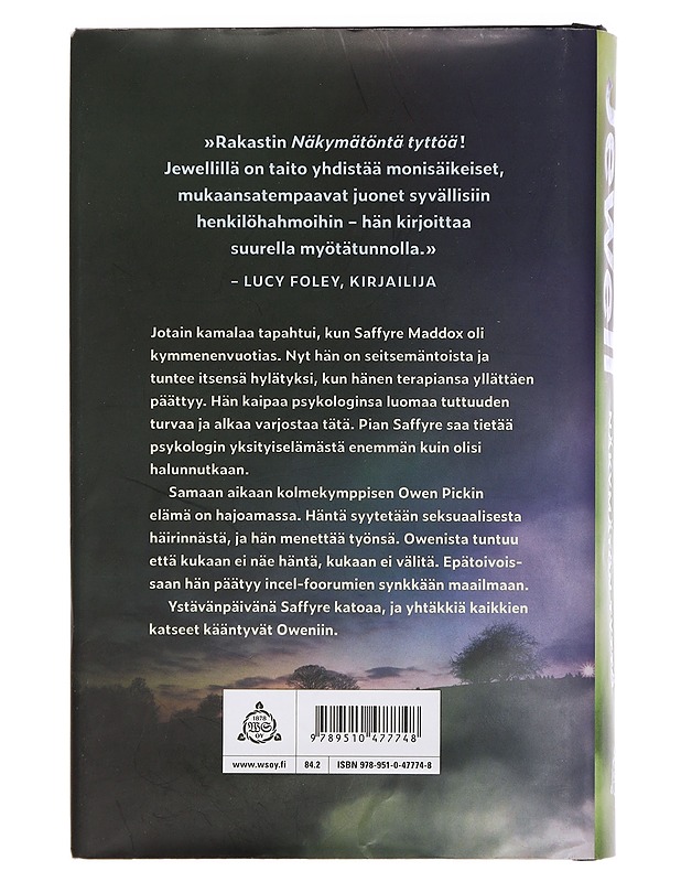 Näkymätön tyttö - Jewell, Lisa - Romaanit ja novellit - 10105440455 - 1