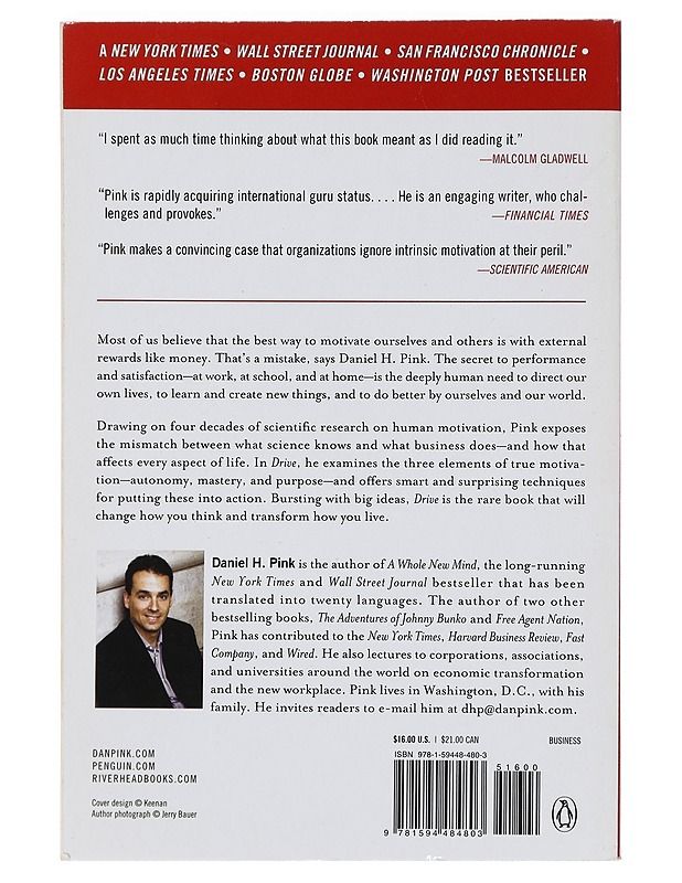 Drive : the surprising truth about what motivates us - Daniel H. Pink - Tietokirjat ja oppaat - 10105440491 - 1