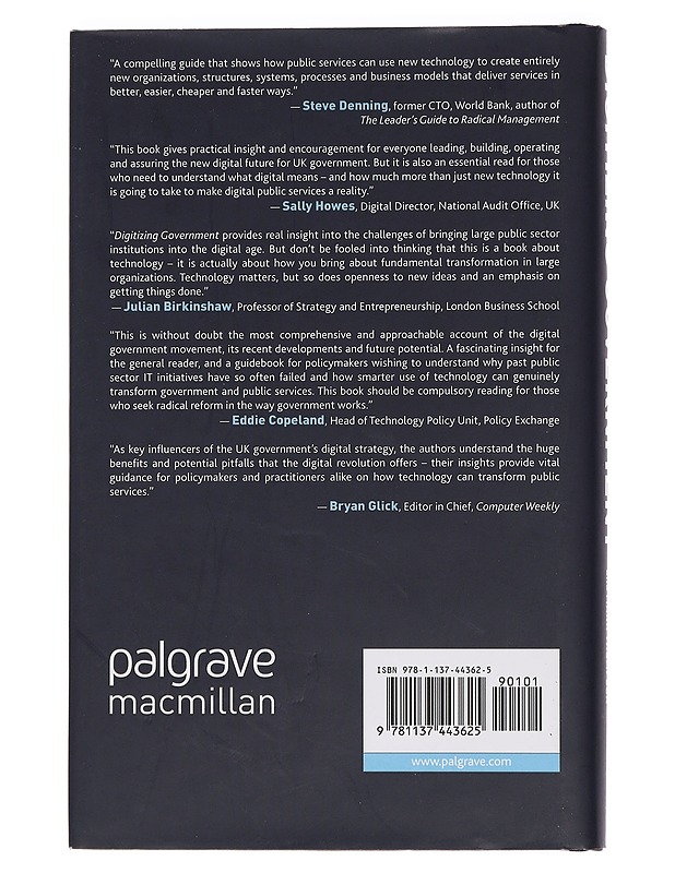 Digitizing government - Brown, Alan - Tietokirjat ja oppaat - 10105440525 - 1