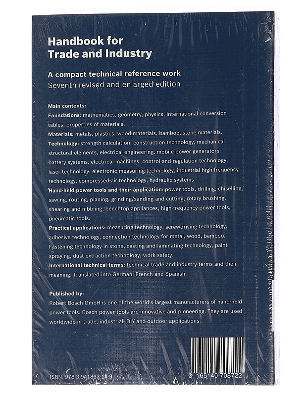 Handbook for Trade and Industry - BOSCH - Tietokirjat ja oppaat - 10105440560 - 1