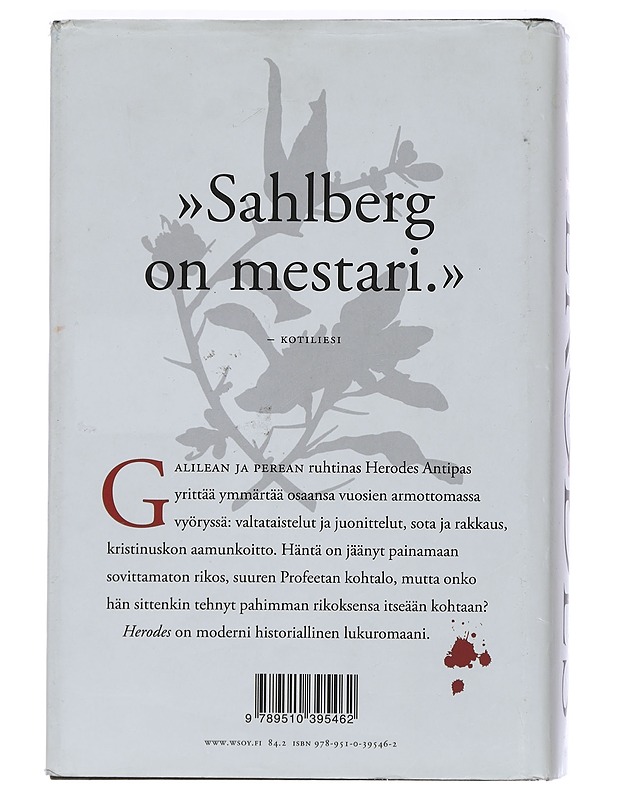 Herodes : romaani - Asko Sahlberg - Historiakirjat - 10105440561 - 1