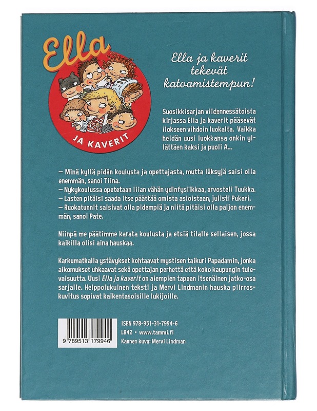 Ella ja kaverit karkaavat koulusta - Parvela, Timo - Lastenkirjat - 10105440596 - 1