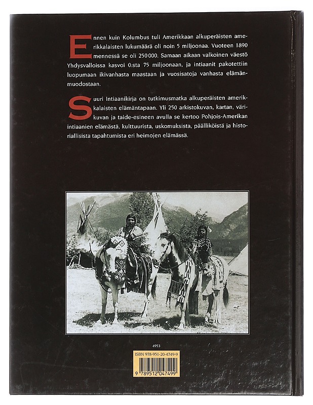 Suuri intiaanikirja : Pohjois-Amerikan alkuperäiskansat - Taylor, Colin F. - Tietokirjat ja oppaat - 10105440621 - 1