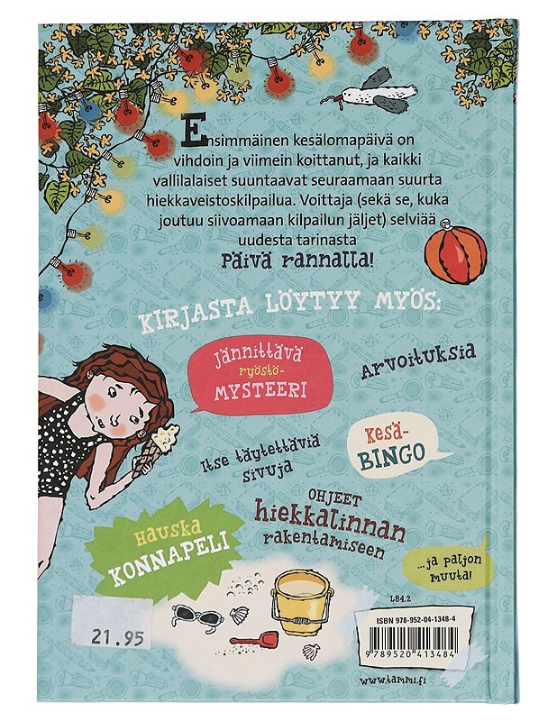 Lasse-Maijan kesälomakirja : päivä rannalla - Widmark, Martin - Lastenkirjat - 10105440637 - 1