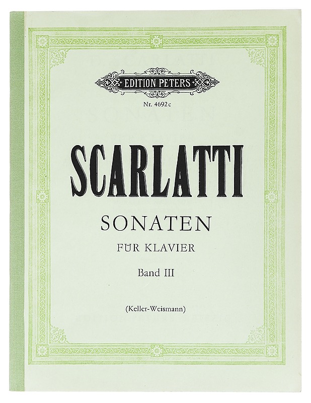Sonaten für Klavier (Sonaatteja pianolle), Band III (osa 3) - Scarlatti, Domenico - Musiikki- ja elokuvakirjat - 10105440646 - 0