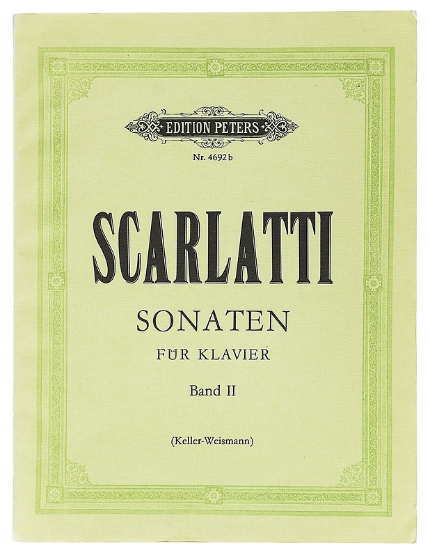 Sonaten für Klavier (Sonaatteja pianolle), Band II (osa 2) - Scarlatti, Domenico - Musiikki- ja elokuvakirjat - 10105440649 - 0