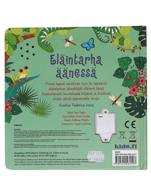 Eläintarha äänessä - Taplin, Sam - Lastenkirjat - 10105440672 - 1