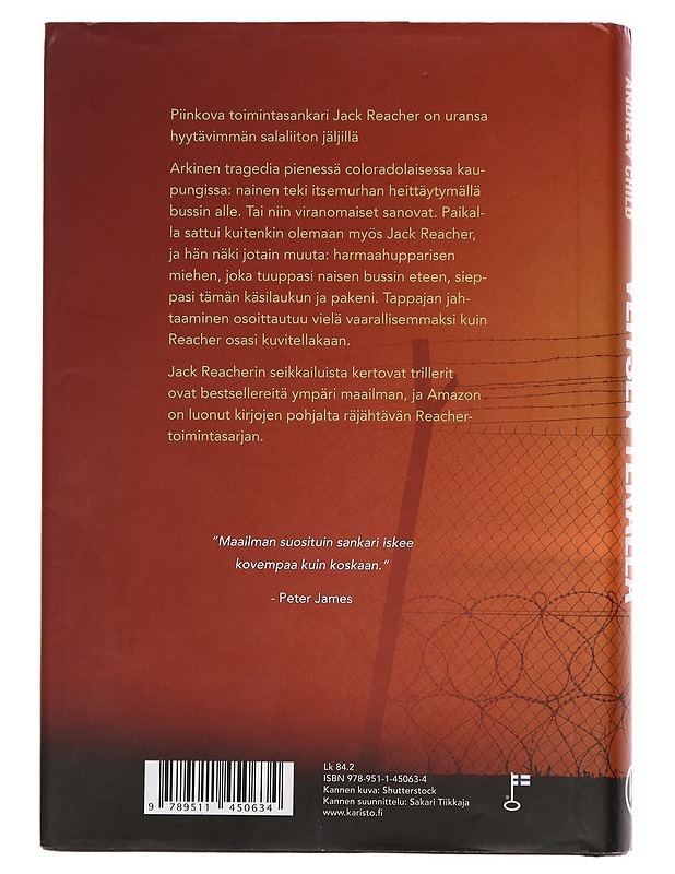 Veitsen terällä - Child, Lee - Jännitys ja dekkarit - 10105440673 - 1