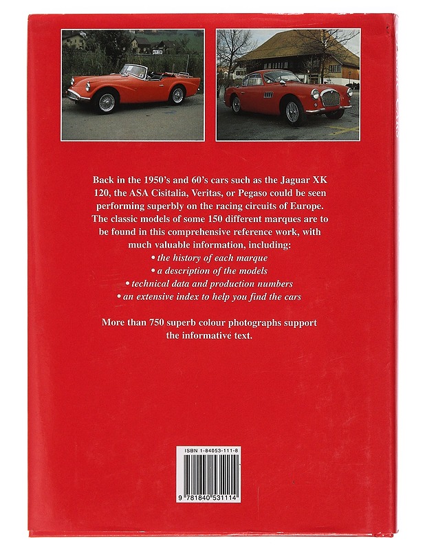 Encyclopaedia of Classic Cars. Sports Cars 1945 - 1975 - Rob de la Rive Box - Harrastekirjat - 10105440687 - 1