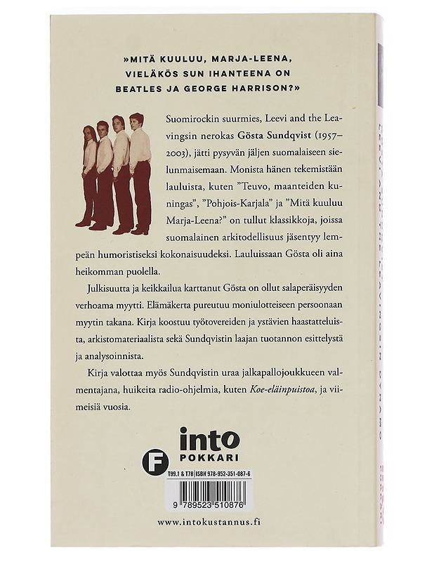 Gösta Sundqvist : Leevi and the Leavingsin dynamo - Timo Kalevi Forss - Elämäkerrat ja muistelmat - 10105440695 - 1