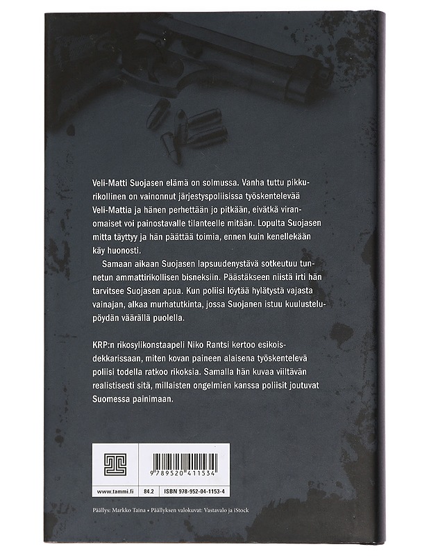 Sinun puolestasi vuodatettu - Niko Rantsi - Jännitys ja dekkarit - 10105440722 - 1