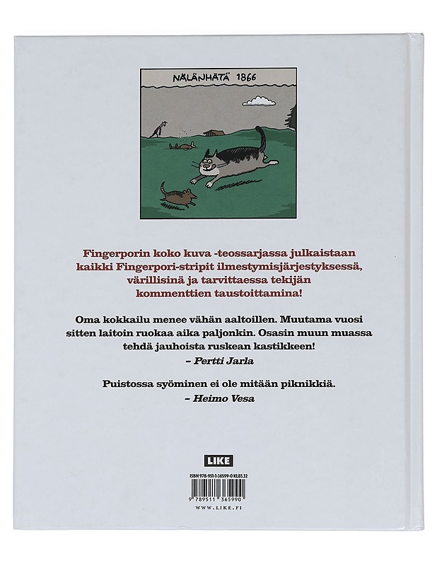Fingerporin koko kuva. 8, Katin kanssa keittiössä - Pertti Jarla - Sarjakuvat - 10105440731 - 1