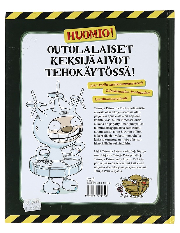 Tatun ja Patun kummat keksinnöt kautta aikojen - Havukainen, Aino - Lastenkirjat - 10105440750 - 1