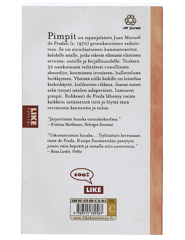 Pimpit - Prada, Juan Manuel de - Romaanit ja novellit - 10105440761 - 1