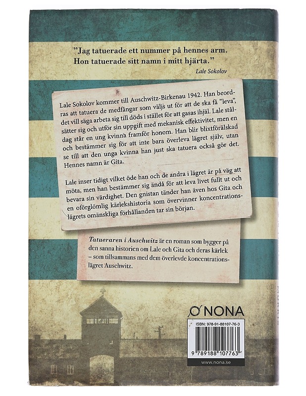 Tatueraren i Auschwitz - Morris, Heather - Romaanit ja novellit - 10105440765 - 1