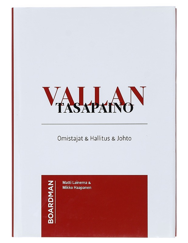 Vallan tasapaino : omistajat & hallitus & johto - Lainema, Matti - Tietokirjat ja oppaat - 10105440796 - 0