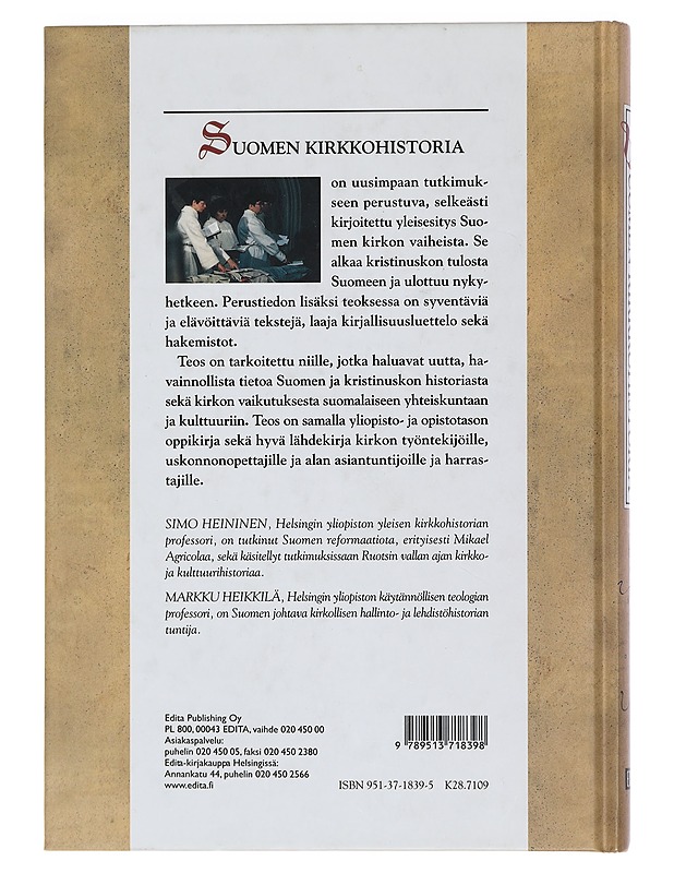Suomen kirkkohistoria - Heininen, Simo - Historiakirjat - 10105440812 - 1