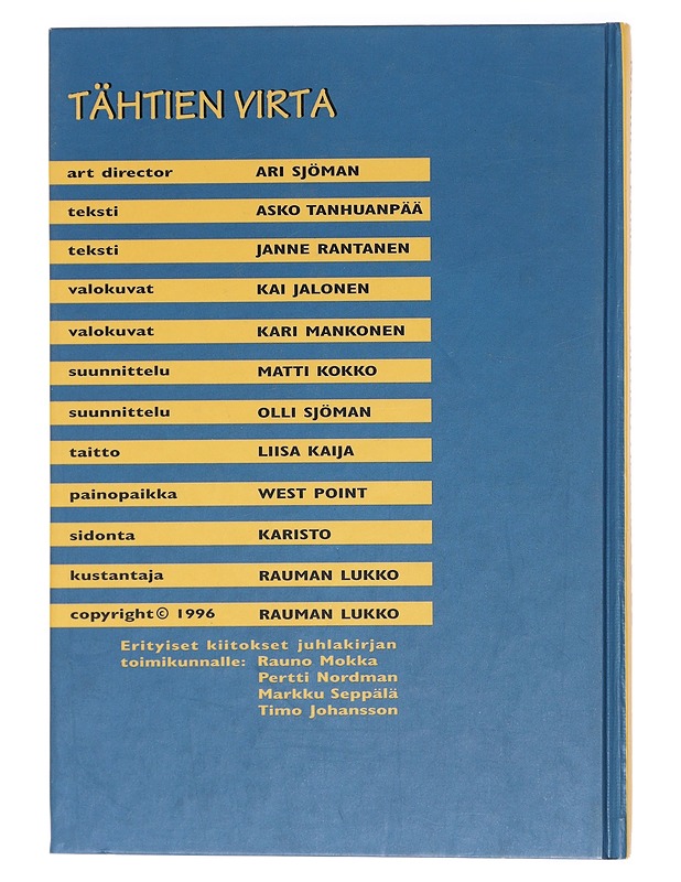 Tähtien virta 1986-96 - Tanhuanpää, Asko - Tietokirjat ja oppaat - 10105440825 - 1