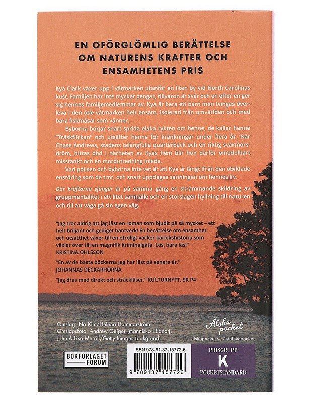 Där kräftorna sjunger - Owens, Delia - Jännitys ja dekkarit - 10105440837 - 1