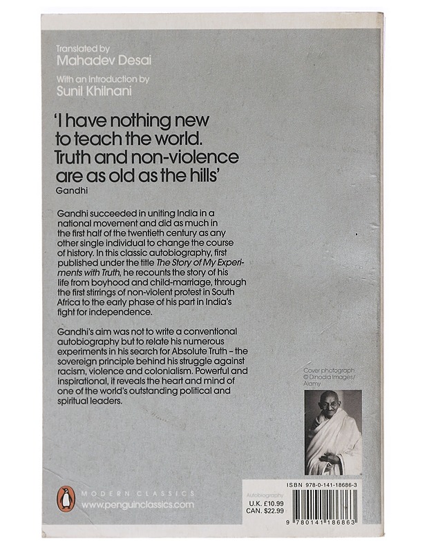 An autobiography, or, The story of my experiments with truth - Gandhi, Mohandas - Elämäkerrat ja muistelmat - 10105440851 - 1