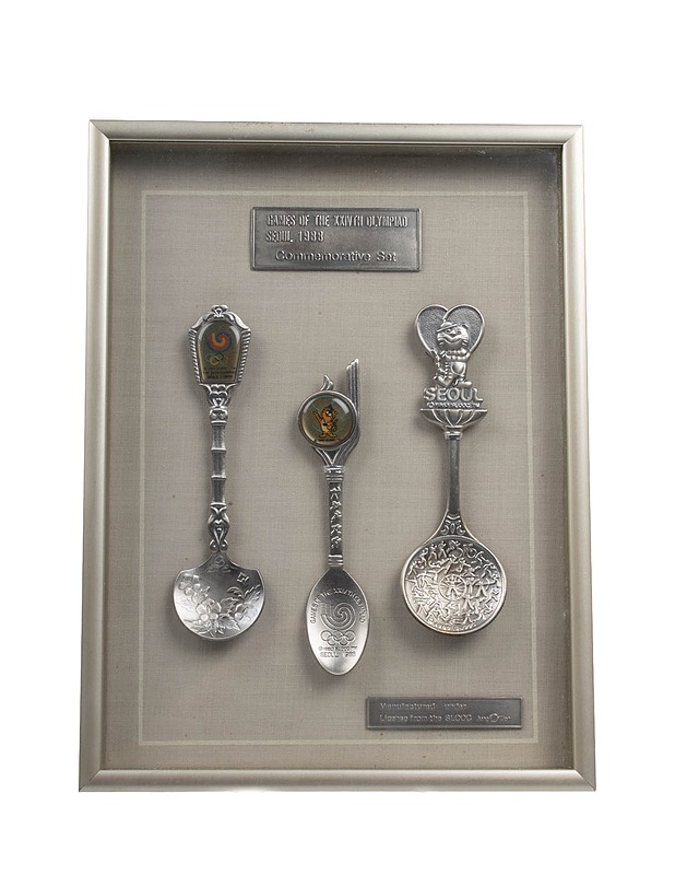 1988 Soulin olympialaisten muistolusikkasarja - Koriste-esineet - 10105440874 - 0