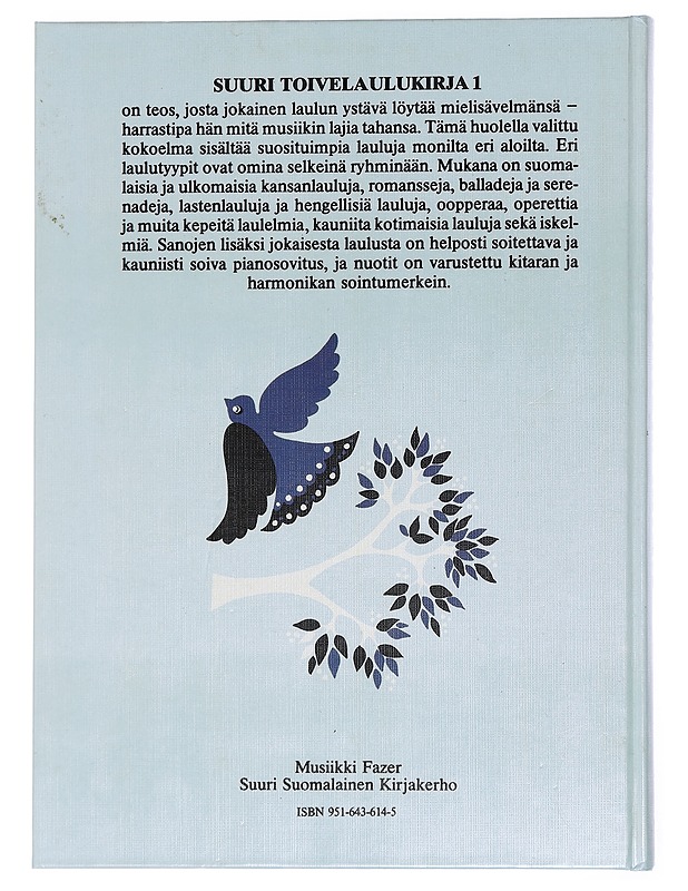 Suuri toivelaulukirja. 1 - Vuoristo, Aapeli - Musiikki- ja elokuvakirjat - 10105440877 - 1