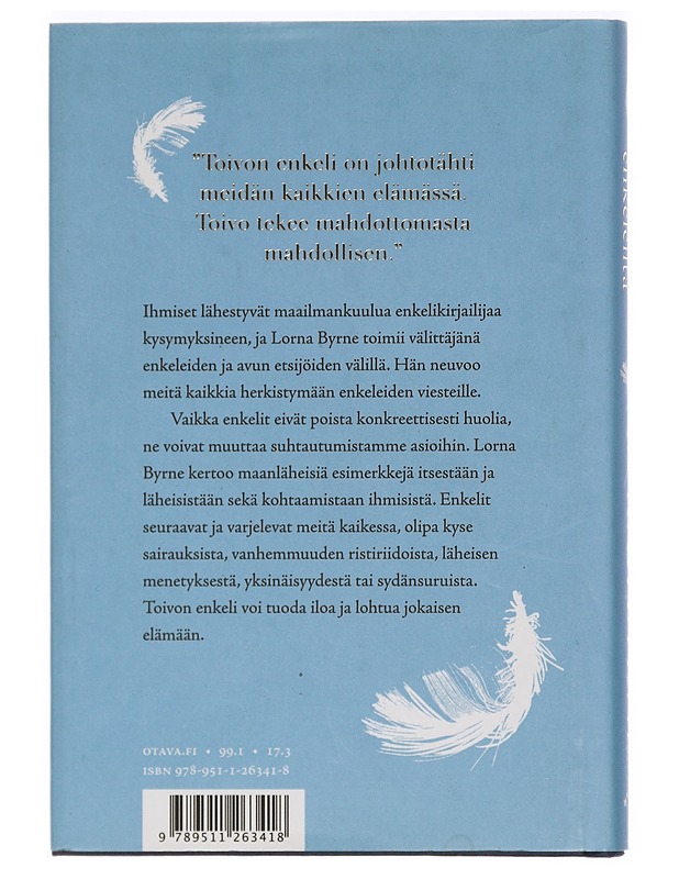 Toivon viesti enkeleiltä - Byrne, Lorna - Elämäkerrat ja muistelmat - 10105440897 - 1