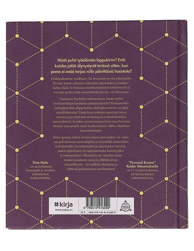 Personal brainer : treenaa aivosi vireiksi - Huttu, Tiina - Tietokirjat ja oppaat - 10105440923 - 1