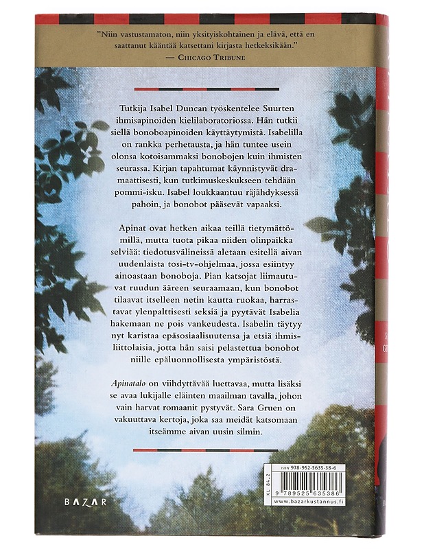 Apinatalo - Gruen, Sara - Fantasia- ja scifi - 10105440926 - 1