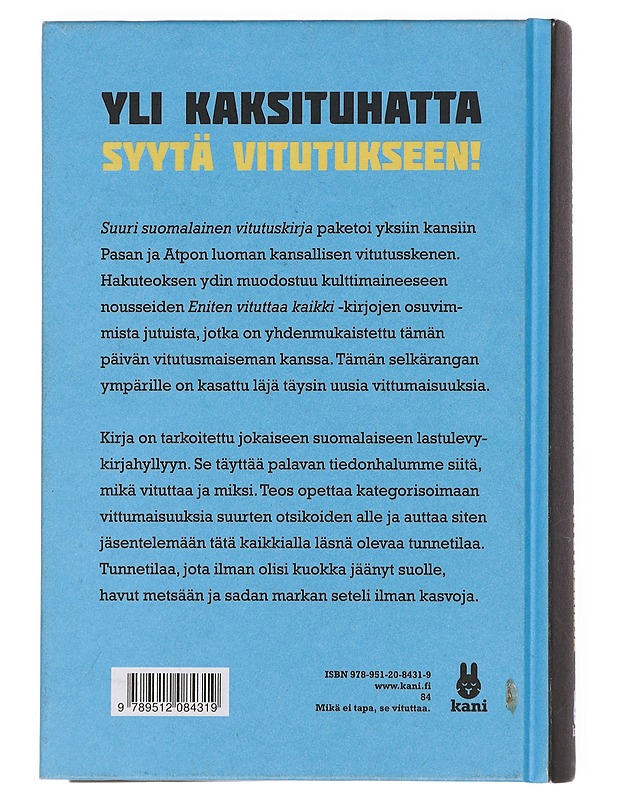 Suuri suomalainen vitutuskirja - Pasa ja Atpo - Tietokirjat ja oppaat - 10105440942 - 1