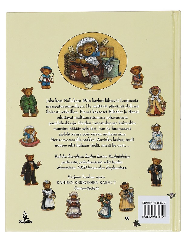 Kahden kerroksen karhut lomalla - Lawson, Carol - Lastenkirjat - 10105440969 - 1