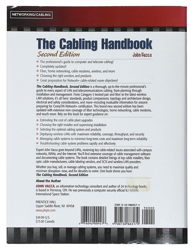 The Cabling Handbook - John Vacca - Tietokirjat ja oppaat - 10105440971 - 1