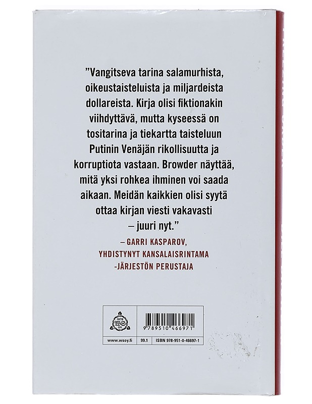 Freezing order - Browder, Bill - Elämäkerrat ja muistelmat - 10105440975 - 1