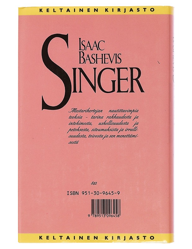 Vihassa ja rakkaudessa - Singer, Isaac Bashevis - Romaanit ja novellit - 10105441065 - 1