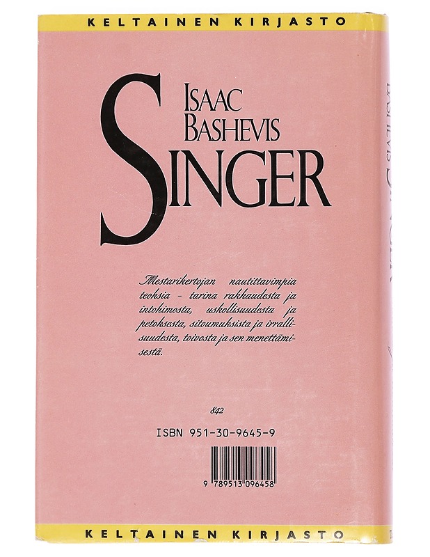 Vihassa ja rakkaudessa - Singer, Isaac Bashevis - Romaanit ja novellit - 10105441066 - 1