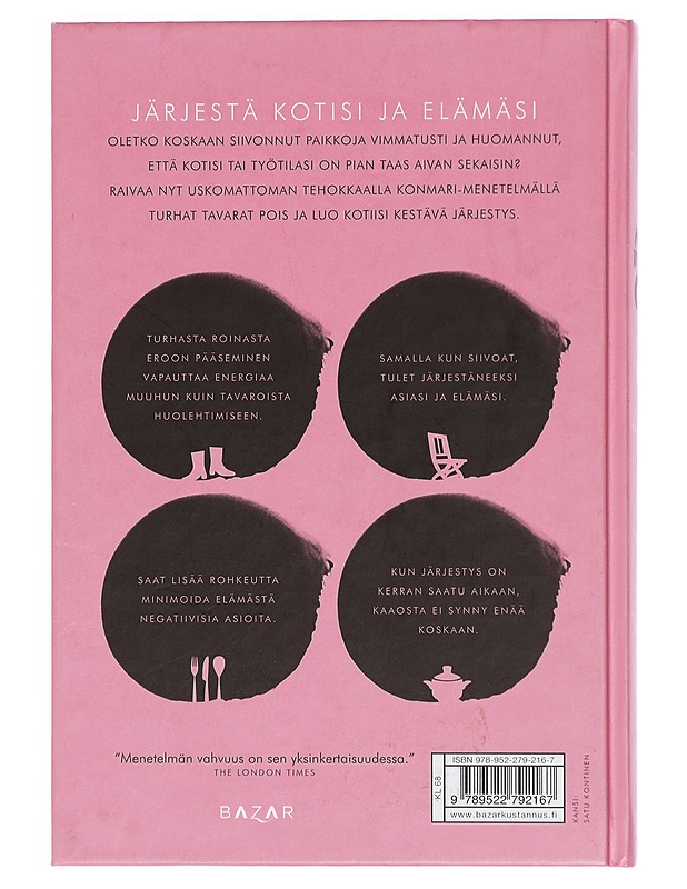 KonMari : siivouksen elämänmullistava taika - Kondo, Marie - Tietokirjat ja oppaat - 10105441095 - 1