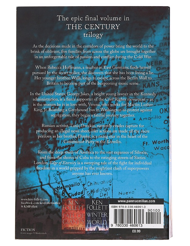 Edge of eternity - Ken Follett - Historiakirjat - 10105441099 - 1