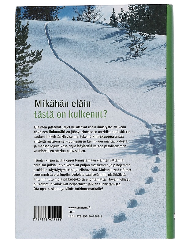 Eläinten jälkiä - Kjelsaas, Dag - Harrastekirjat - 10105441107 - 1