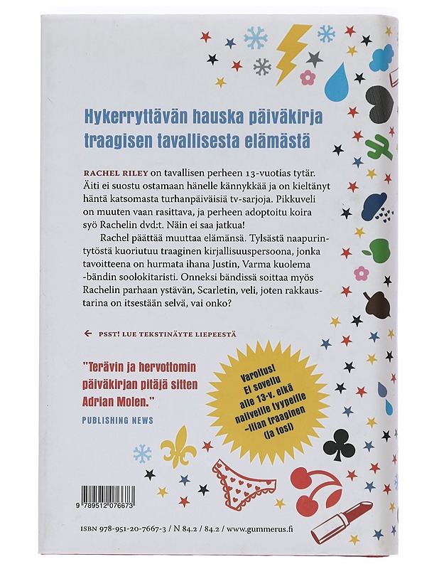Hanki elämä, Rachel Riley : traagisen tavallinen päiväkirja - Nadin, Joanna - Nuorten kirjat - 10105441106 - 1