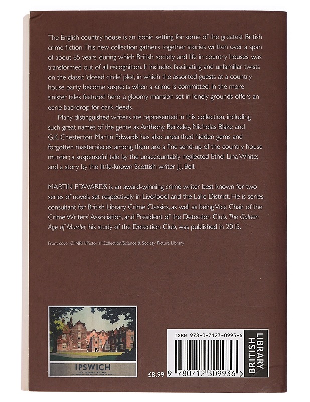 Murder at the manor : country house mysteries - Edwards, Martin - Jännitys ja dekkarit - 10105441113 - 1