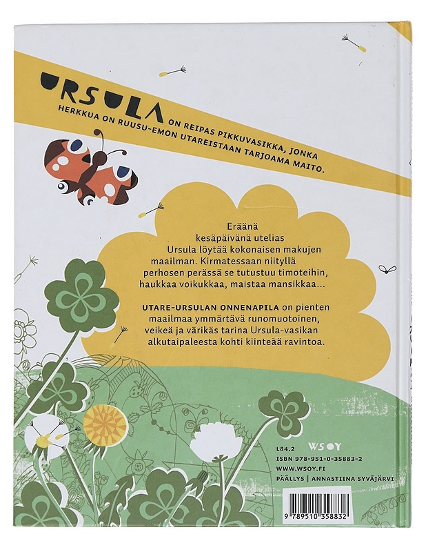 Utare-Ursulan onnenapila - Venho, Johanna - Lastenkirjat - 10105441118 - 1