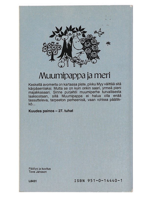 Muumipappa ja meri - Jansson, Tove - Lastenkirjat - 10105441127 - 1