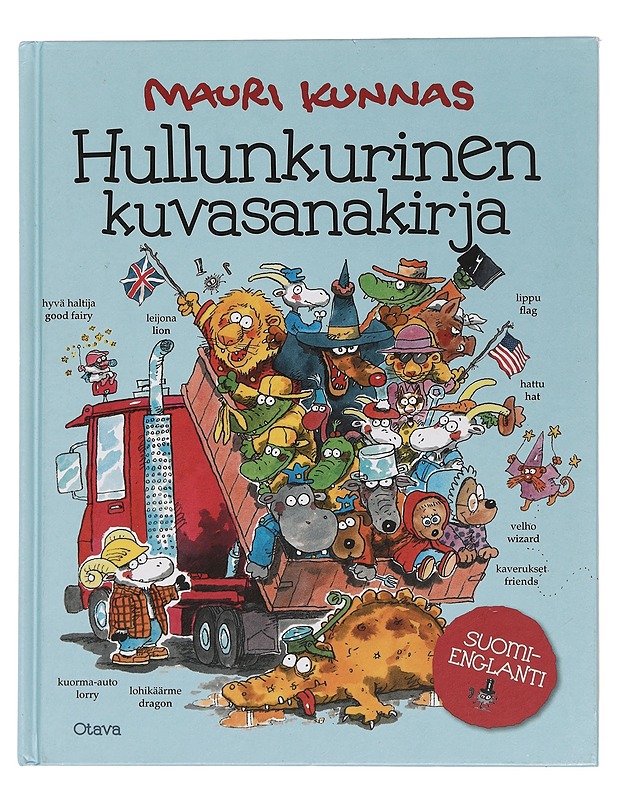 Hullunkurinen kuvasanakirja : suomi-englanti - Mauri Kunnas - Lastenkirjat - 10105441131 - 0