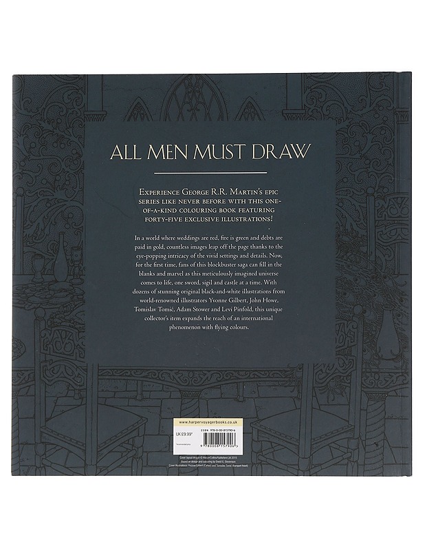 The official: A Game of Thrones : Colouring Book - George R.R. Martin - Tietokirjat ja oppaat - 10105441133 - 1