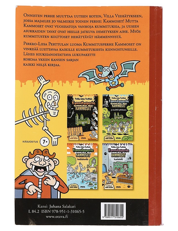 Kummitusperhe Kammoset : kummittelua koko vuosi - Perttula, Pirkko-Liisa - Lastenkirjat - 10105441139 - 1