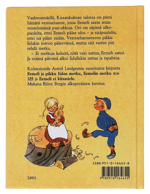 Eemeli ja pikku Iida - Lindgren, Astrid - Lastenkirjat - 10105441144 - 1