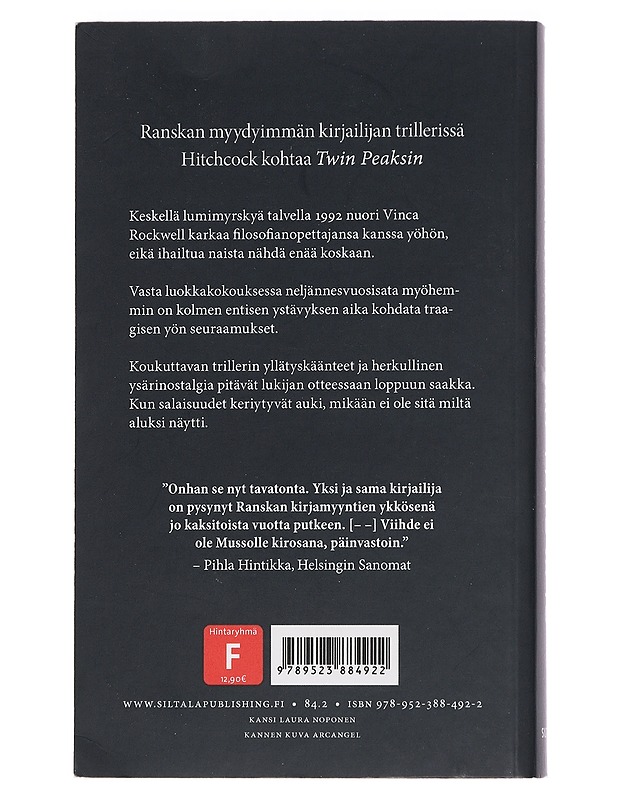 Tyttö ja yö - Musso, Guillaume - Jännitys ja dekkarit - 10105441161 - 1