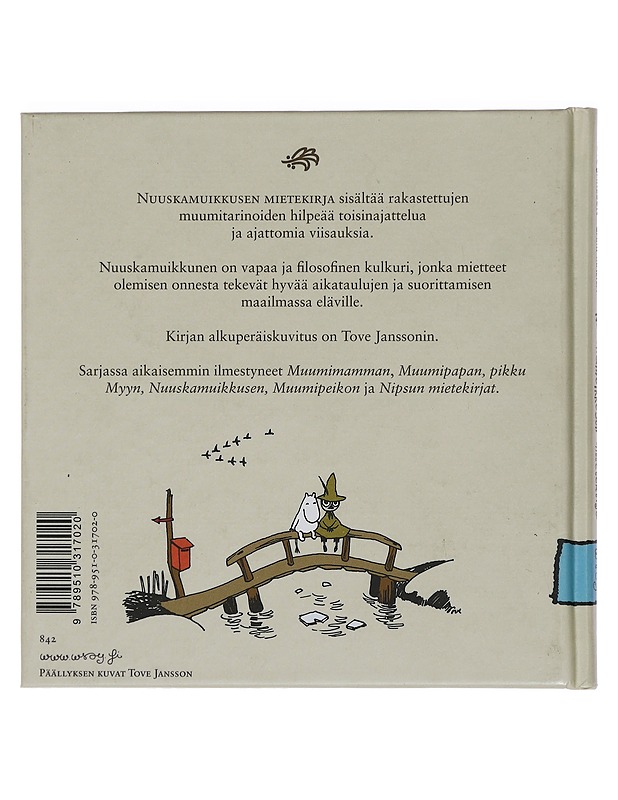 Nuuskamuikkusen mietekirja - Jansson, Tove, Malila, Sami - Runot ja näytelmät - 10105441179 - 1