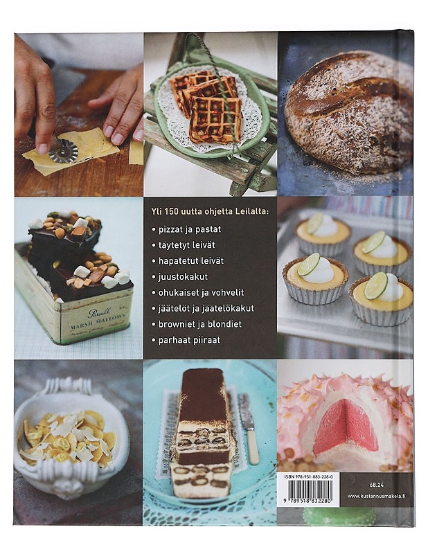 Vielä yksi pala! : leipää, pizzaa, pastaa ja makeita leivonnaisia - Lindholm, Leila - Ruokakirjat - 10105441189 - 1